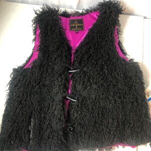 Baby Phat  Black Women’s size XLarge Black Fury Vest Jacket msrp $99